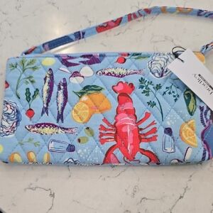 Vera Bradley Seafold Boil Colorful Print Women's Wristlet